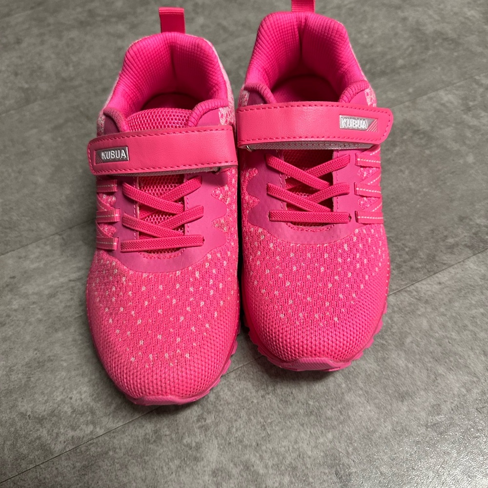 Kids Bright Pink Sneakers